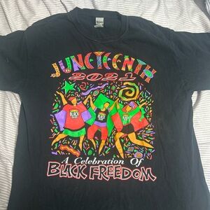 Black Juneteenth Celebration HBCU T-Shirt